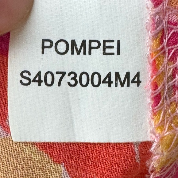 Diane Von Furstenberg Sze 4 100% Silk Tiered Skirt Pink Yellow Orange Floral - Picture 3 of 5